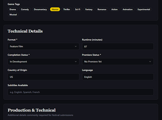 Metadata and submission readiness